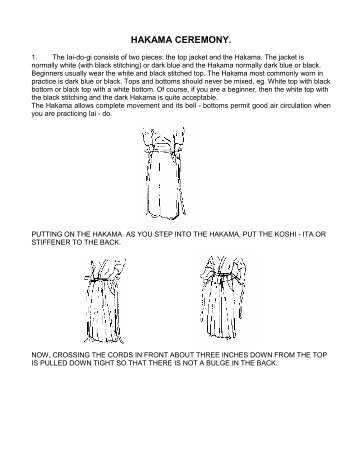 How To Tie Hakama - All Stars Self Defence Centres