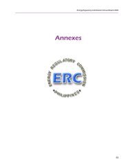 Annexes - Energy Regulatory Commission