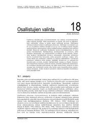 Osallistujien valinta - TietojenkÃ¤sittelytieteiden laitos - Tampereen ...