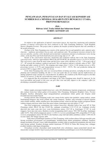 pengawasan, pemantauan dan evaluasi konservasi sumber daya ...