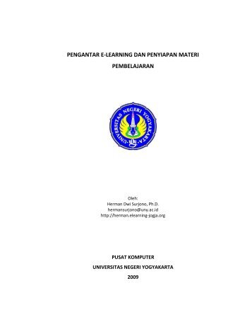 Pengantar Elearning dan Penyiapan Materi - Blog at UNY dot AC ...