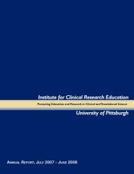 Program - Institute for Clinical Research Education - University of ...