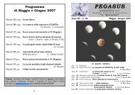 PEGASUS - Gruppo Astrofili Forlivesi