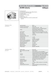 ac58 canopen - Hengstler Encoders