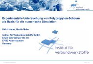 Experimentelle Untersuchung von Polypropylen-Schaum ... - am IFM