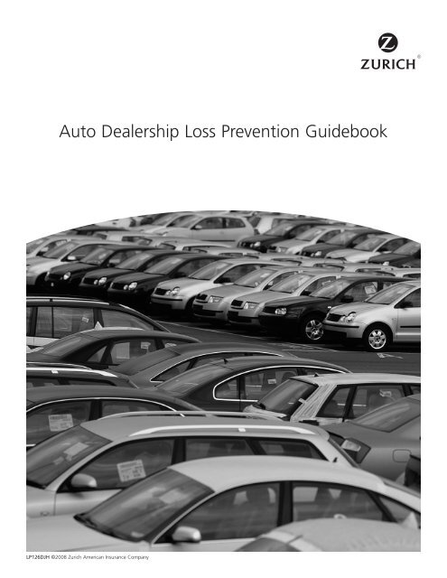 Auto Dealership Loss Prevention Guidebook Risk Engineering