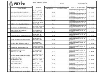 Servizio XF Pubblica Istruzione - Comune di Prato