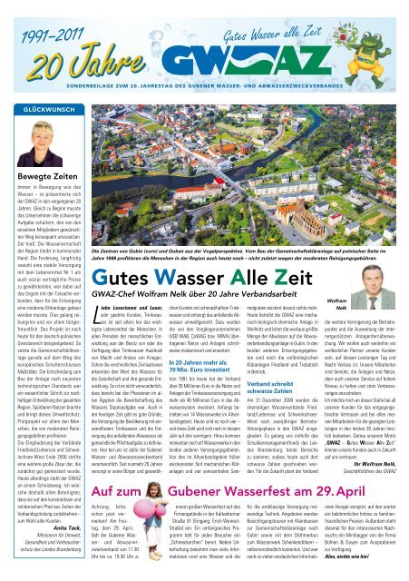 Download der Sonderausgabe - Gubener Wasser