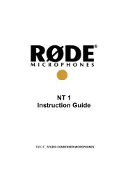 Rode NT1 | PDF - SRTalumni.com