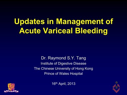 Acute Variceal Bleeding