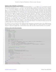 Tutorial on Numerical Simulations of Macroeconomic Dynamics ...