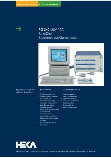 PG 340 - HEKA Elektronik Dr. Schulze GmbH