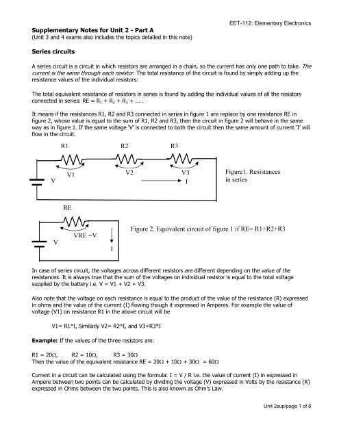 Figure 2. Equivalent circuit of figure 1 if RE= R1+R2+R3 ... - Krypton