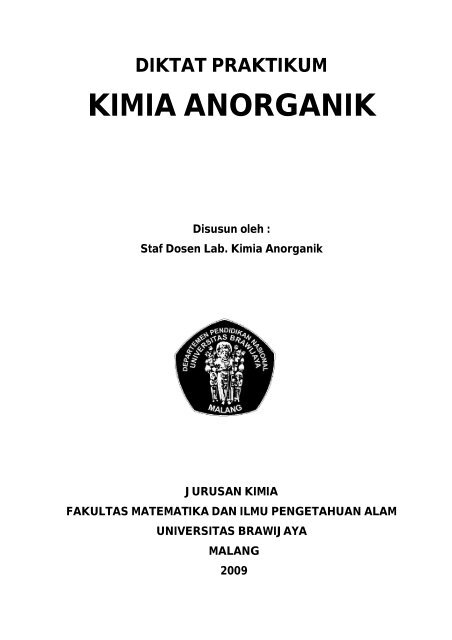 Diktat Praktikum Kimia Anorganik - Jurusan Kimia - Universitas ...