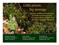 Lichens and bryophytes: little plants, big message