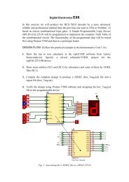 Digital Electronics EX6 In this exercise we will produce the HEX ...