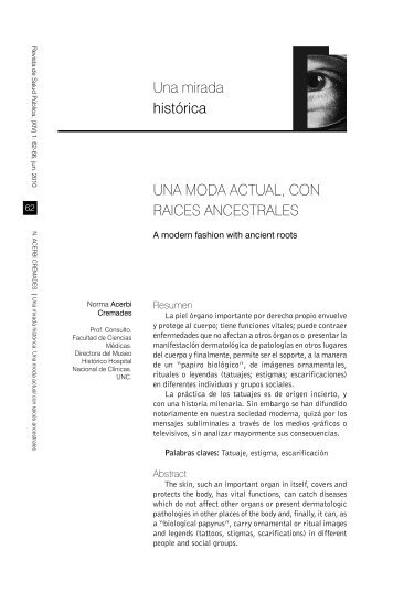 una mirada histÃ³rica unA moDA ActuAl, con rAicES AncEStrAlES