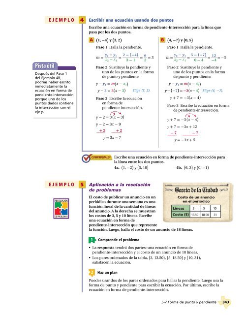 Funciones lineales