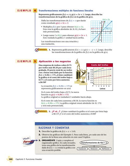 Funciones lineales