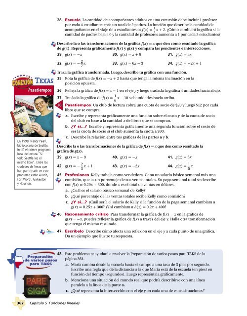 Funciones lineales