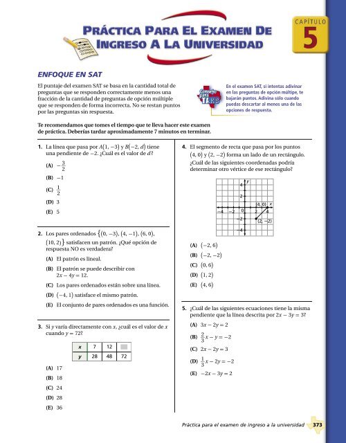 Funciones lineales