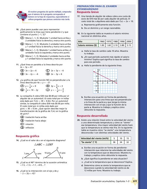 Funciones lineales