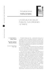 Actualizaciones Institucionales - Escuela de Salud PÃºblica