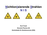 Nichtionisierende Strahlen N I S