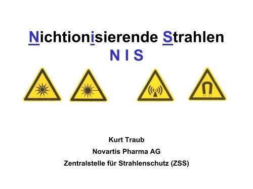 Nichtionisierende Strahlen N I S