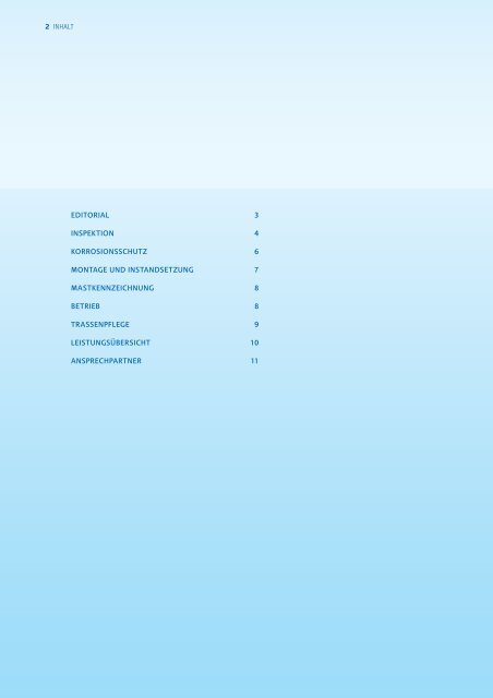 Dienstleistungen im Freileitungsnetz ( PDF | 1.5 MB )