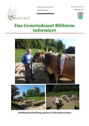 Oktober - Gemeindearchiv Bildstein