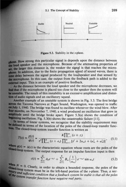 The Stability of Linear Feedback Systems