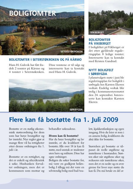 Her kan du lese/laste ned FlÃƒÂ¸vÃƒÂ¦ringen nr 3/2009 - FlÃƒÂ¥ kommune