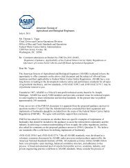 letter - American Society of Agricultural and Biological Engineers