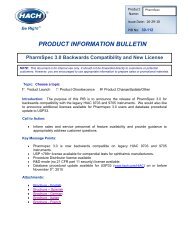 PRODUCT INFORMATION BULLETIN