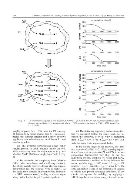 Modular-Based Modelling of Protein Synthesis Regulation