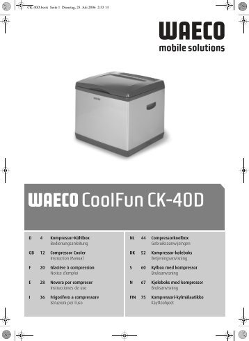 CoolFun CK-40D - Waeco