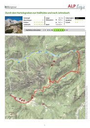 Bergtour Durch den Hartelsgraben zur Heßhütte und nach Johnsbach