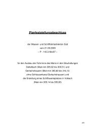 Planfeststellungsbeschluss - SÃ¼d - Wasser- und ...