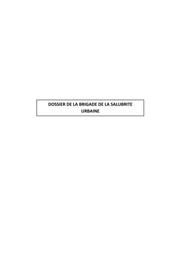 dossier de la brigade de la salubrite urbaine - Abidjan.net