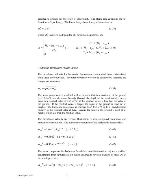 Volume 1 - The Atmospheric Studies Group at TRC