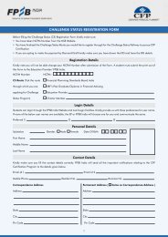 Challenge StatuS RegIStRatIOn FORM - FPSB India