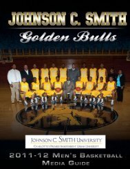 2011-12 MBB Media Guide (PDF) - Johnson C. Smith University ...
