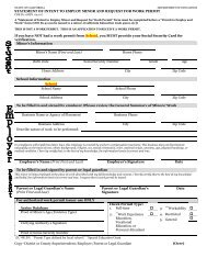 Work Permit Application Form