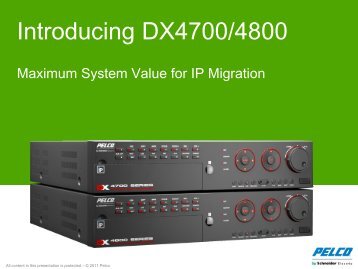 Introducing DX4700/4800 - Schneider Electric