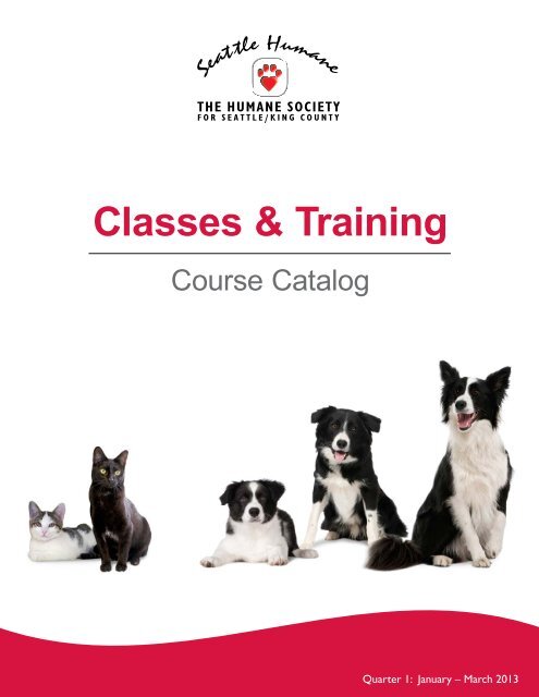 Seattle Humane Society - Classes & Training