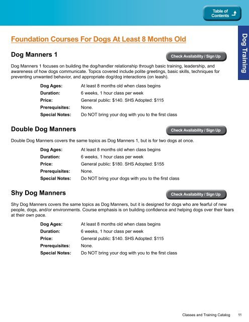 Seattle Humane Society - Classes & Training