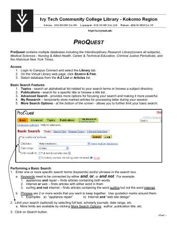 ProQuest Guide