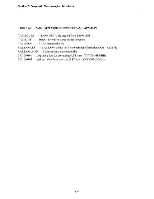 Table of Contents - The Atmospheric Studies Group at TRC