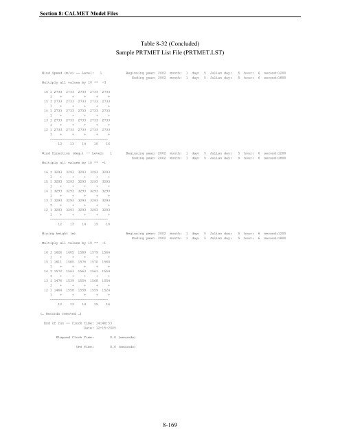 Table of Contents - The Atmospheric Studies Group at TRC